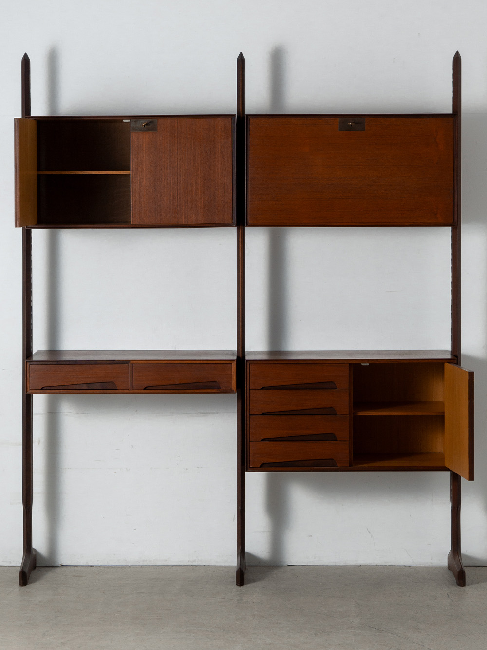 System Cabinet in Wood and Steel