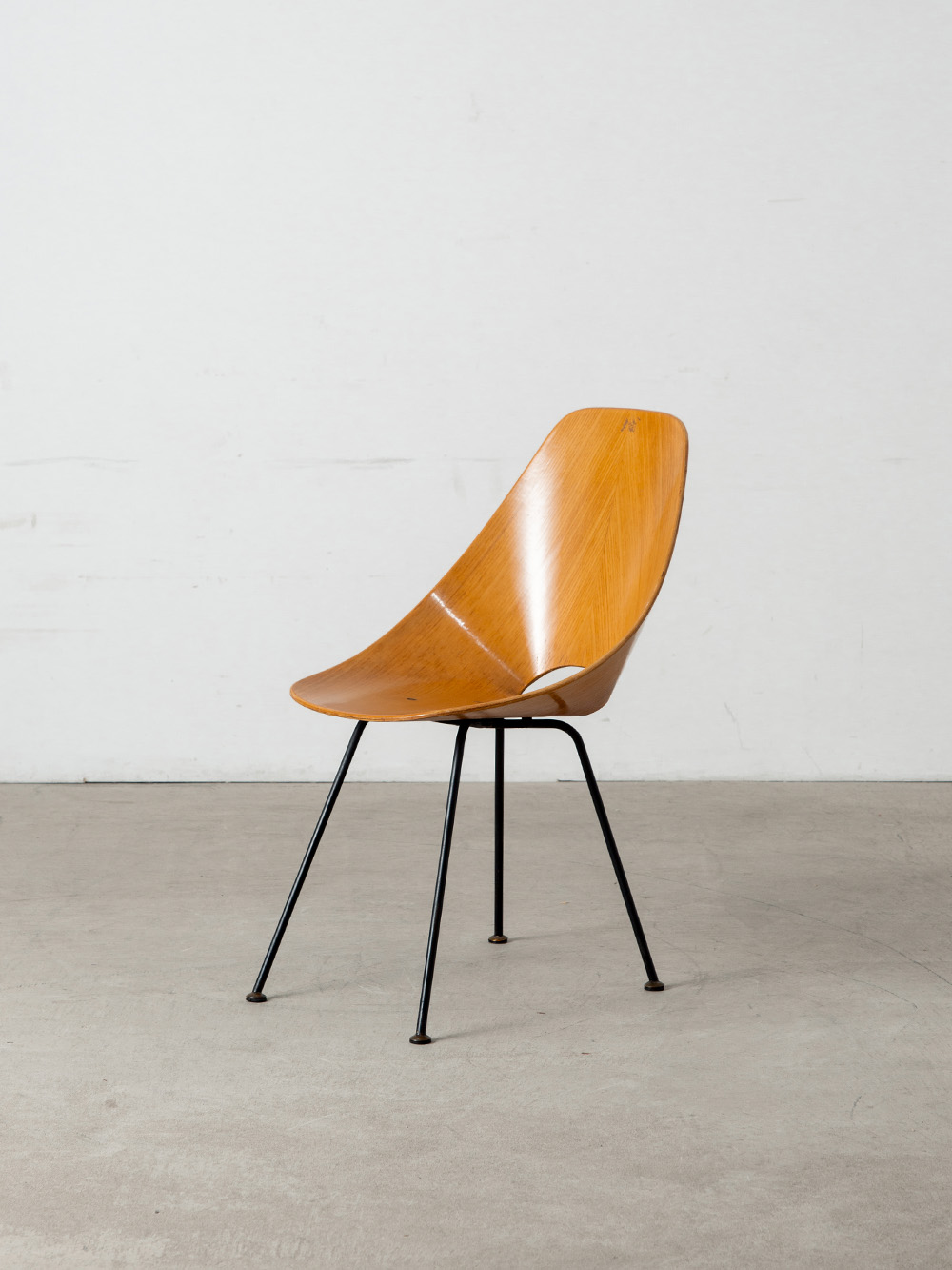 ‘Medea’ Chair by Vittorio Nobili for Tagliabue F.lli in Plywood and Steel
