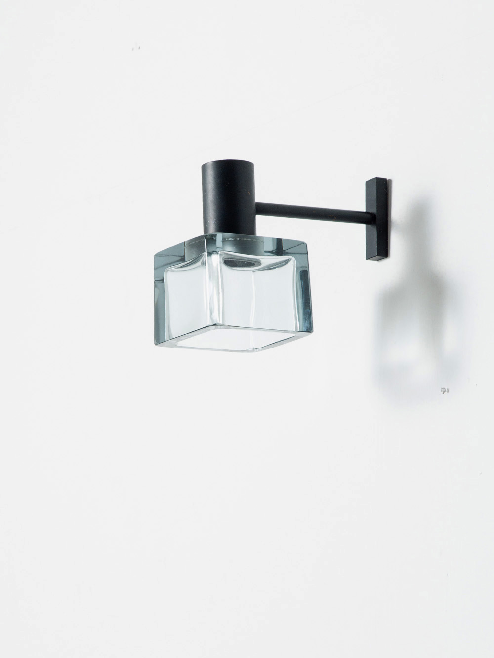 Wall Lamp by Flavio Poli in Glass and Steel