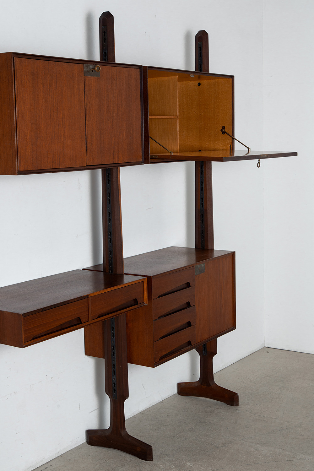 System Cabinet in Wood and Steel
