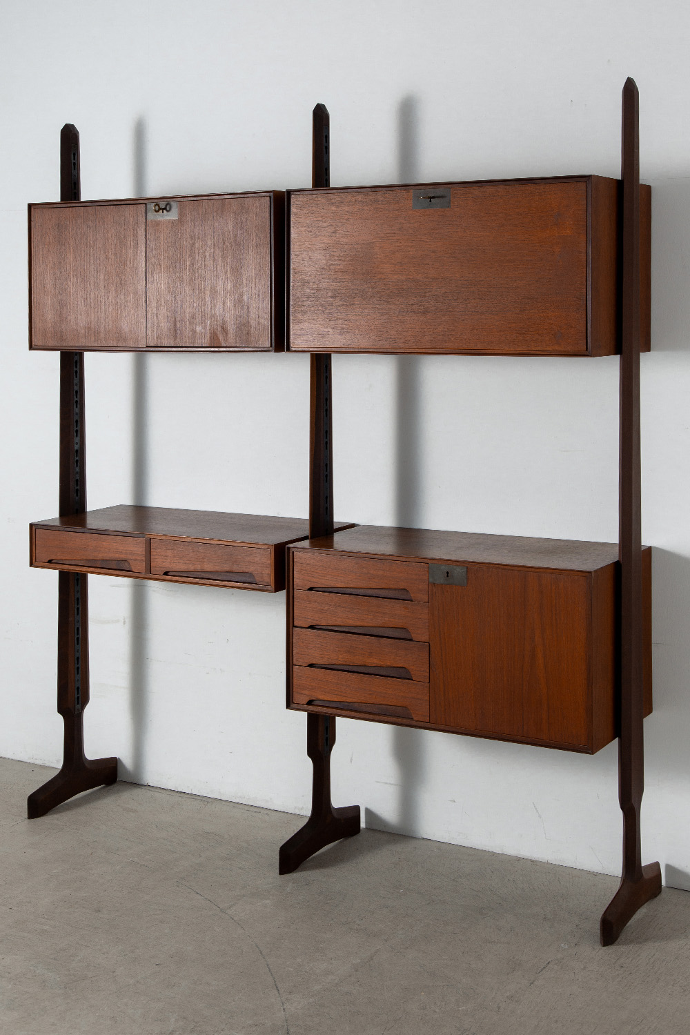System Cabinet in Wood and Steel