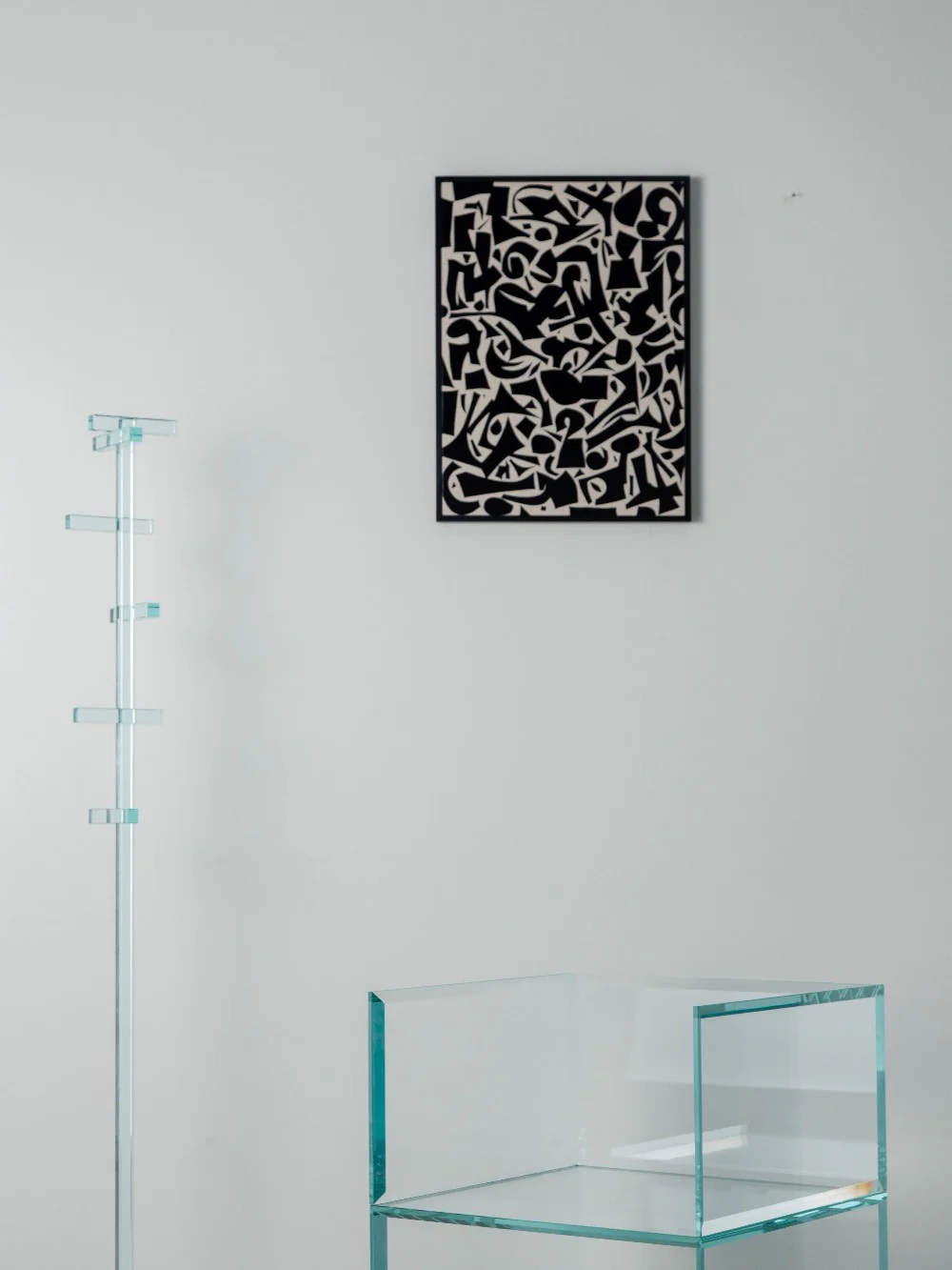 Telegrafo Coat Rack by Piero Lissoni for GLAS ITALIA in Glass