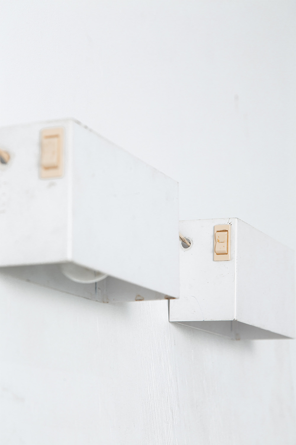 ‘6135’ Wall Lamp by Pierre Paulin for La Plagne in Metal