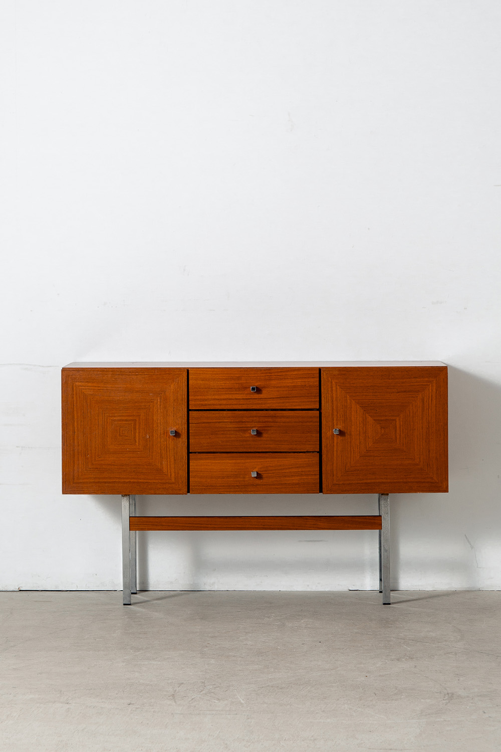 Sideboard in Wood and Aluminum