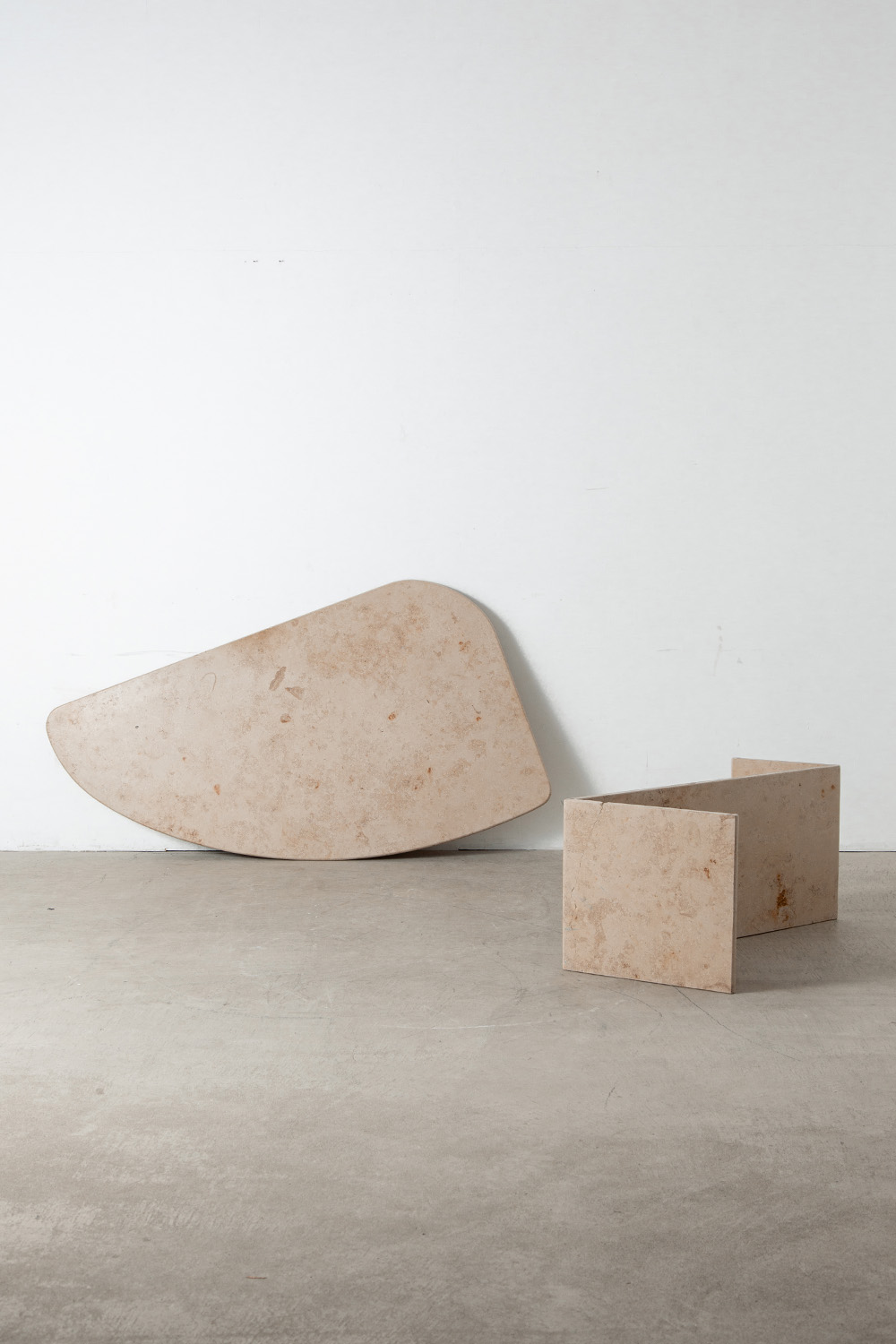 Coffee Table in Travertine