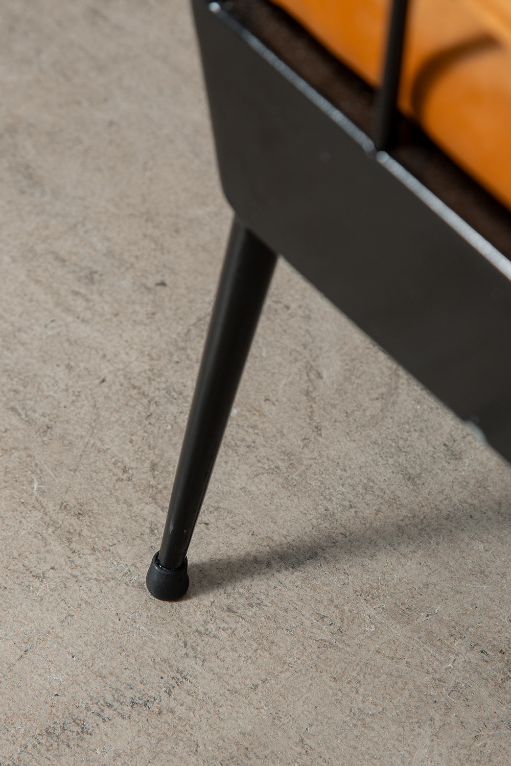 Lounge Chair in Fabric and Steel