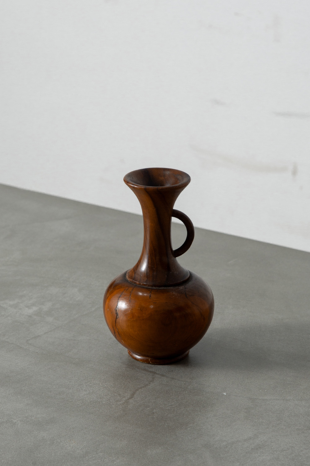 Vintage Flower Vase in Wood