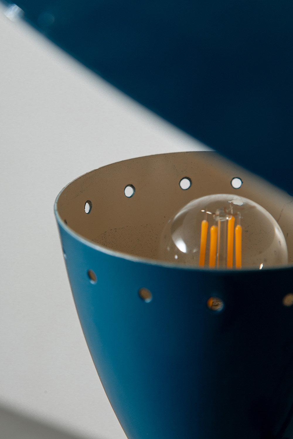 Table Lamp in Brass and Steel