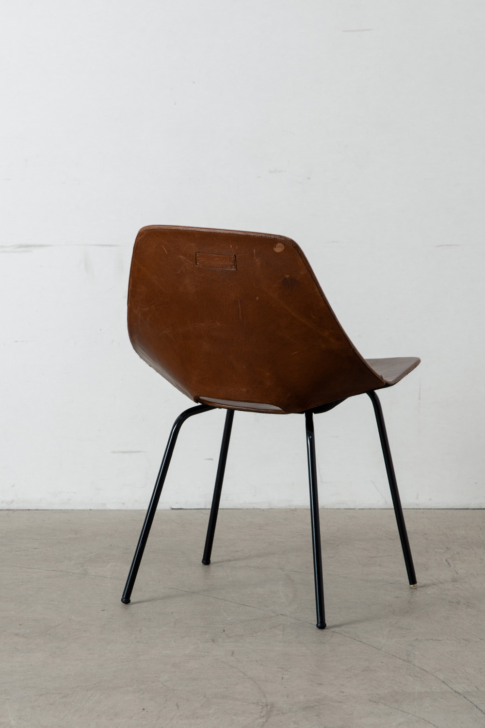 ‘Amsterdam’ Chair by Pierre Guariche for Stainer in Brown