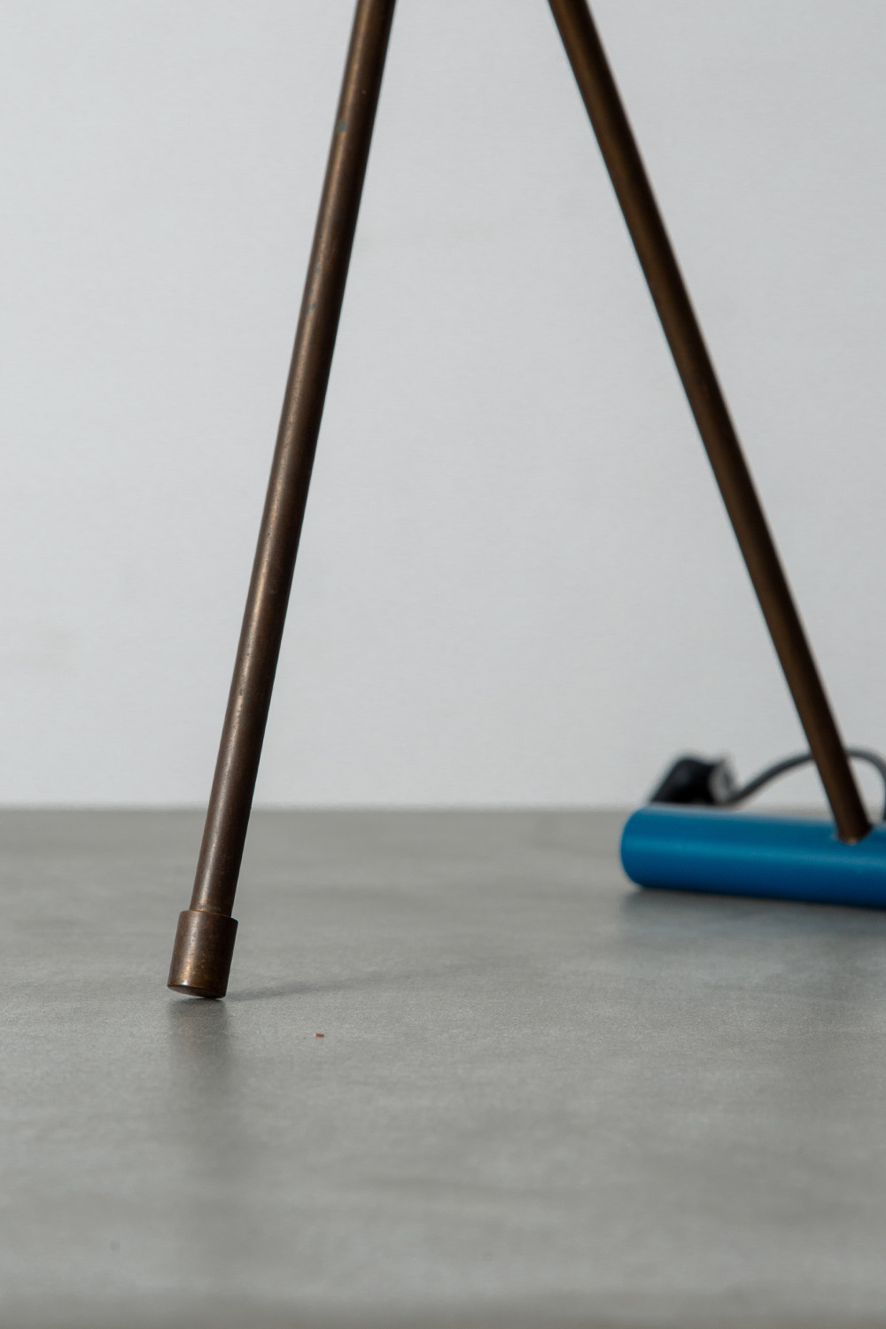 Table Lamp in Brass and Steel