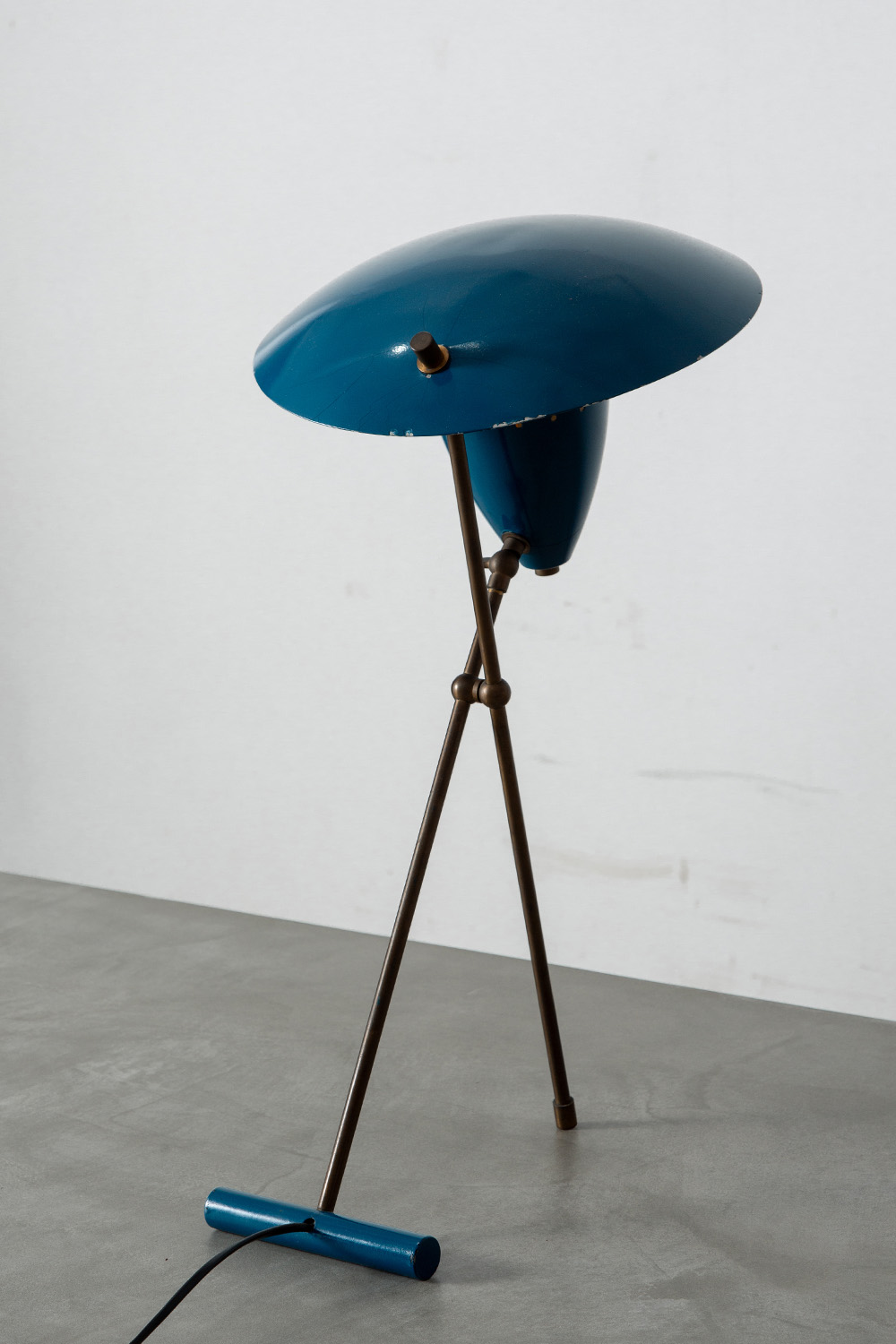 Table Lamp in Brass and Steel