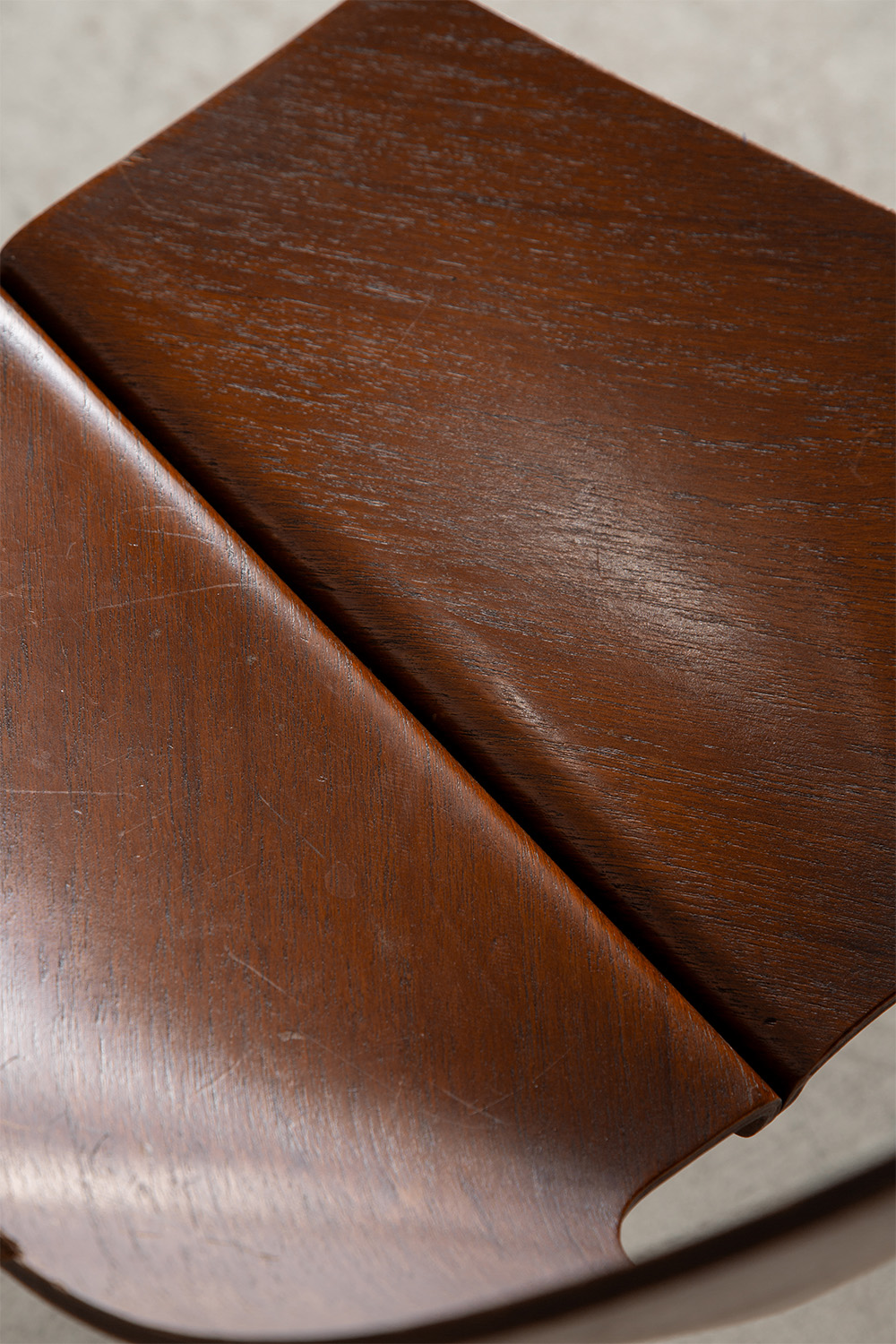 Dining Chair by Carlo Ratti for Compensati Curvi in Plywood and Steel