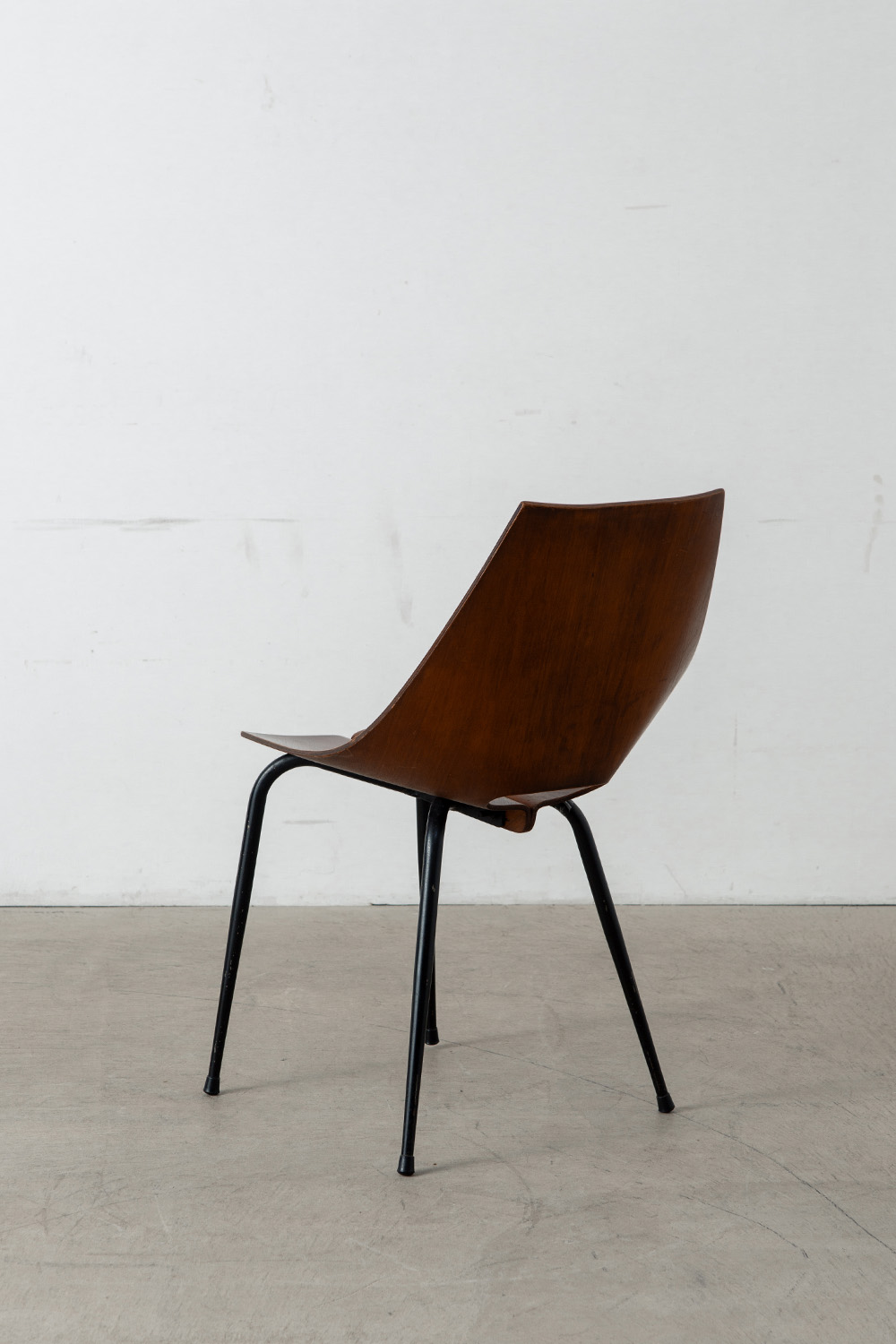 Dining Chair by Carlo Ratti for Compensati Curvi in Plywood and Steel