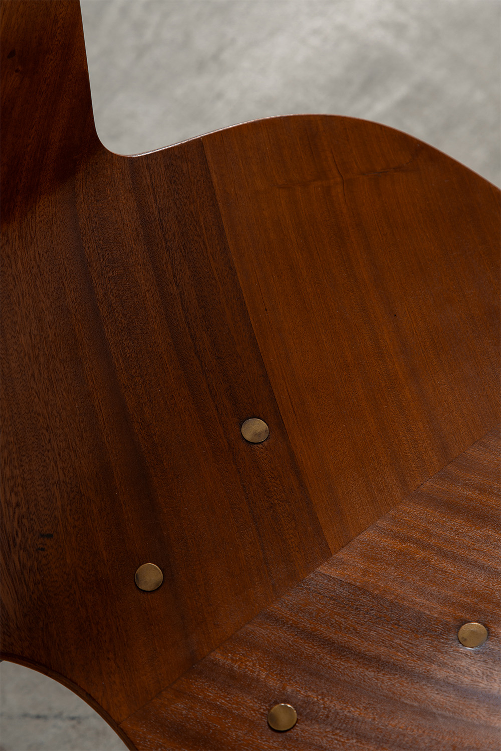 ‘Medea’ Armrest Chair by Vittorio Nobili for Tagliabue F.lli in Plywood and Steel