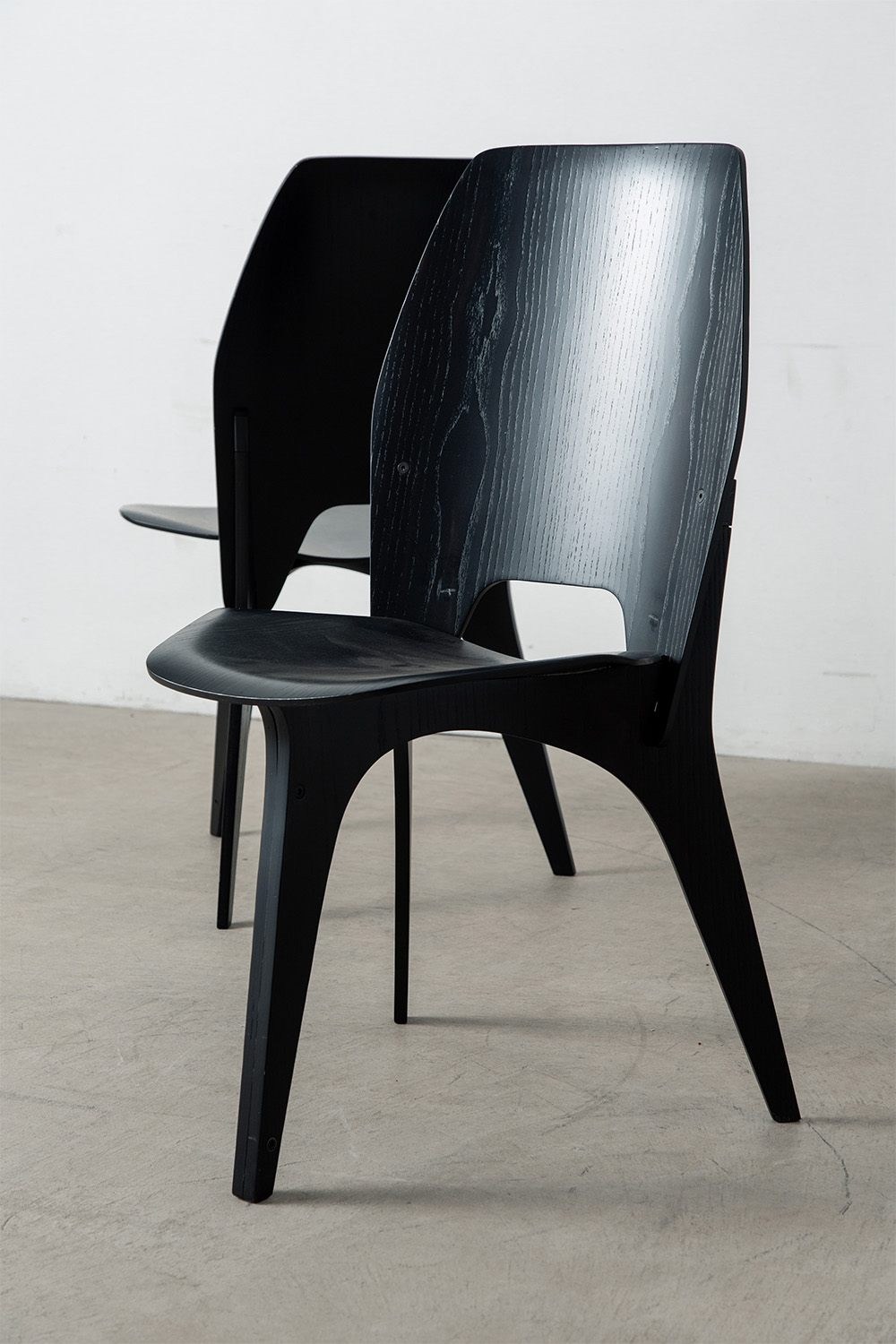 ‘S3’ Disassemblable Chair by Eugenio Gerli for Tecno in Plywood