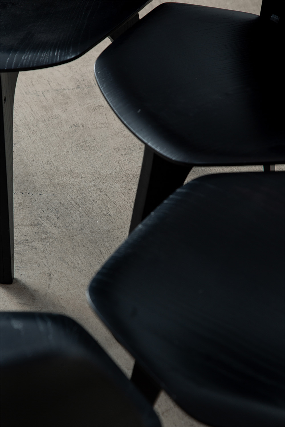 ‘S3’ Disassemblable Chair by Eugenio Gerli for Tecno in Plywood