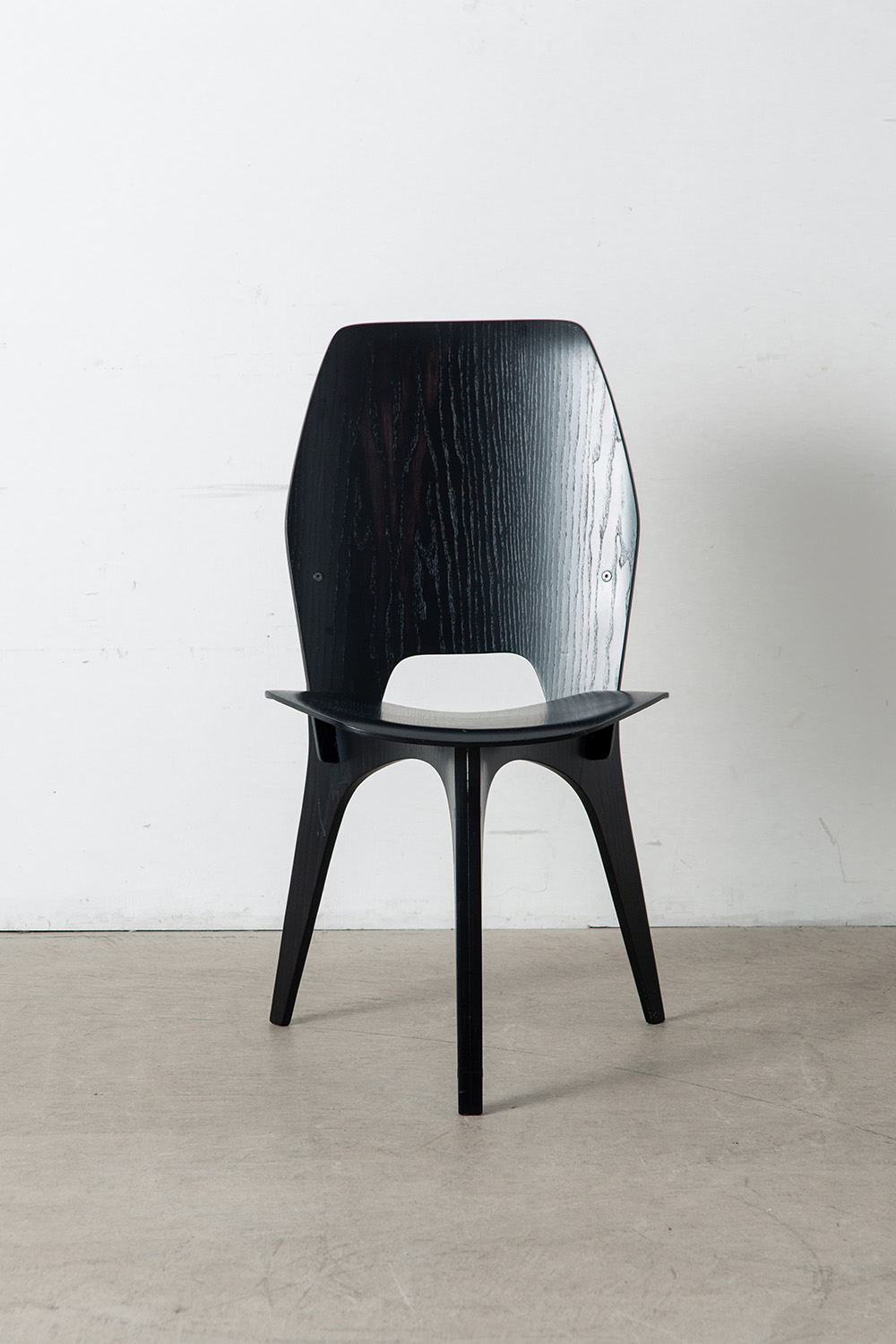 ‘S3’ Disassemblable Chair by Eugenio Gerli for Tecno in Plywood