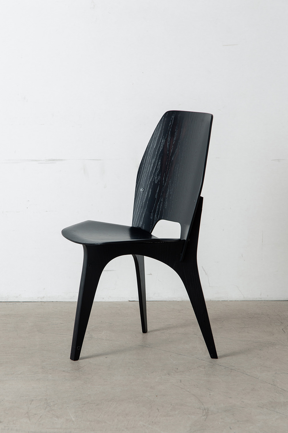 ‘S3’ Disassemblable Chair by Eugenio Gerli for Tecno in Plywood