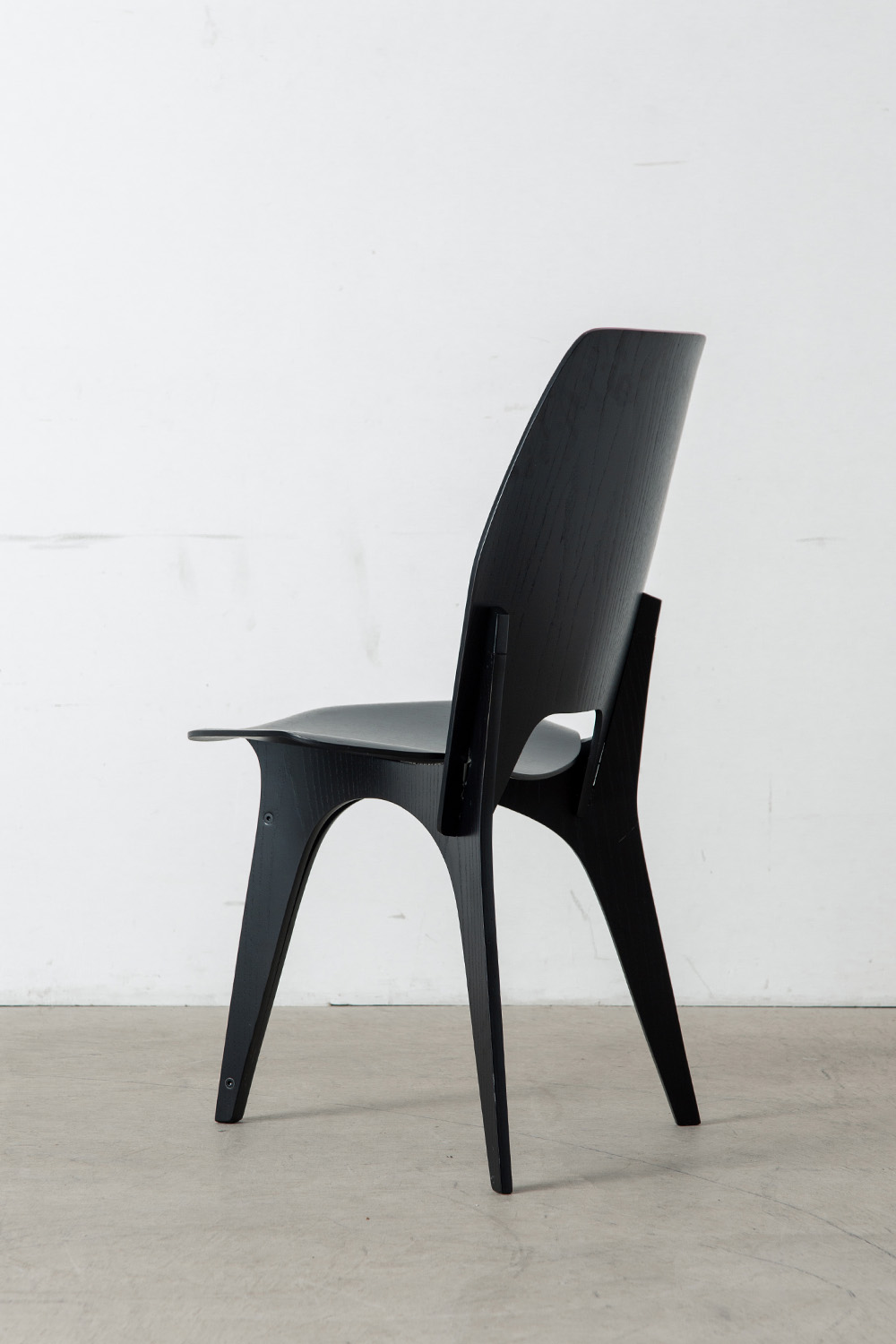 ‘S3’ Disassemblable Chair by Eugenio Gerli for Tecno in Plywood