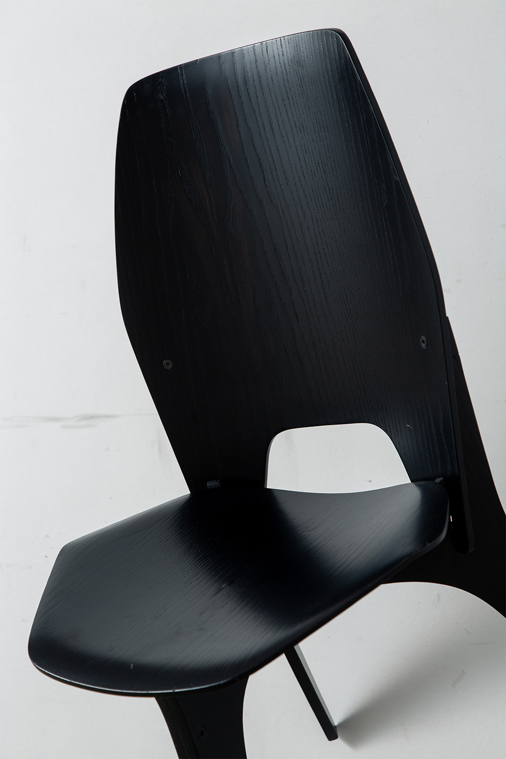 ‘S3’ Disassemblable Chair by Eugenio Gerli for Tecno in Plywood