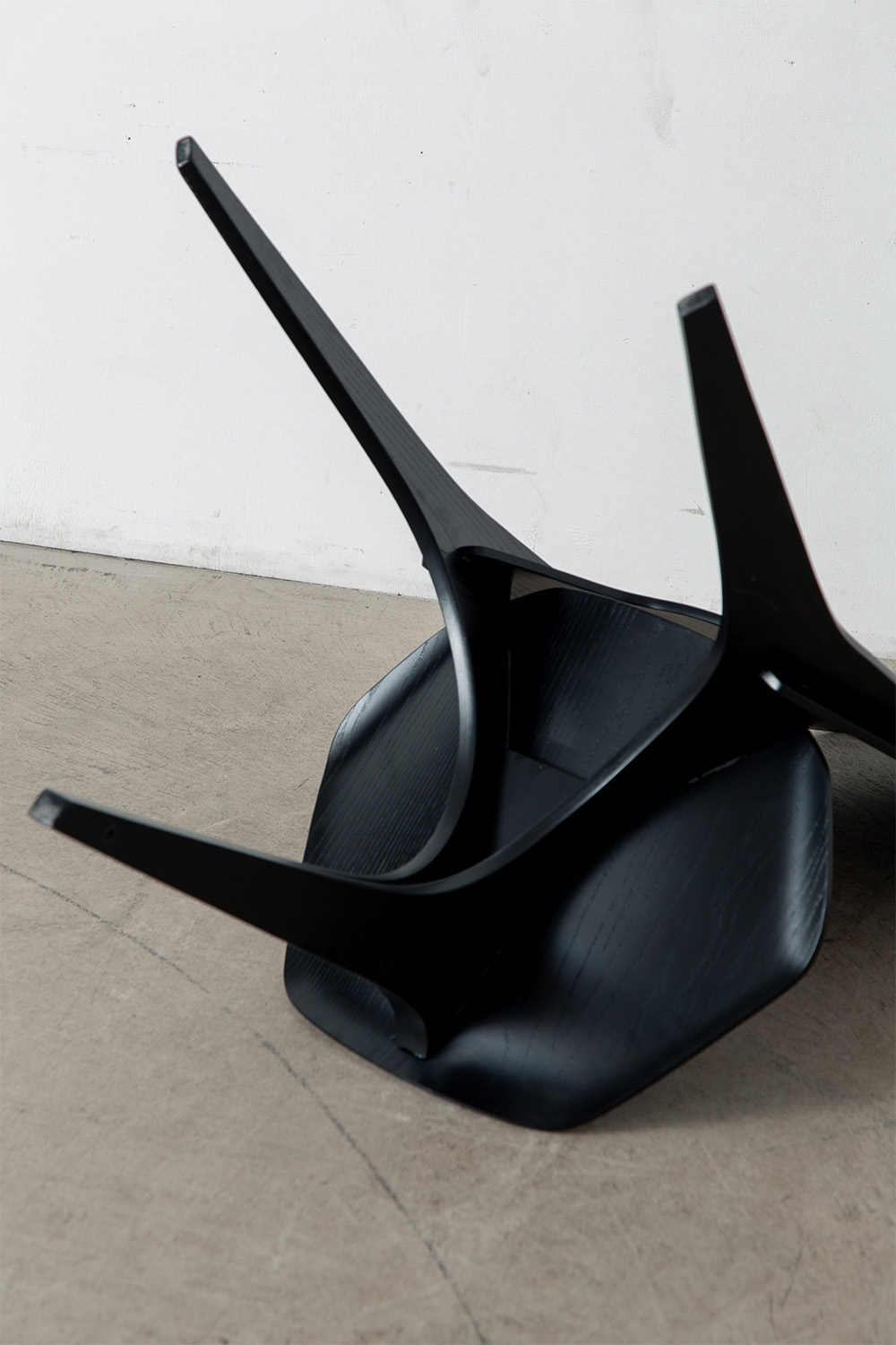 ‘S3’ Disassemblable Chair by Eugenio Gerli for Tecno in Plywood
