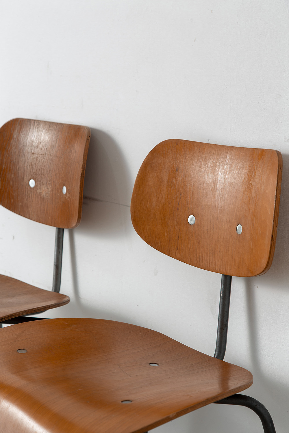 ‘SE 68’ Chair by Egon Eiermann for Wilde + Spieth in Wood and Steel