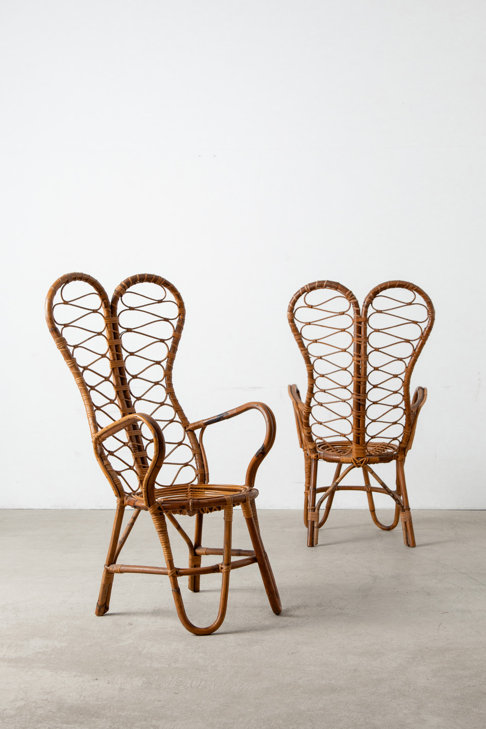 Dining Chair in Rattan