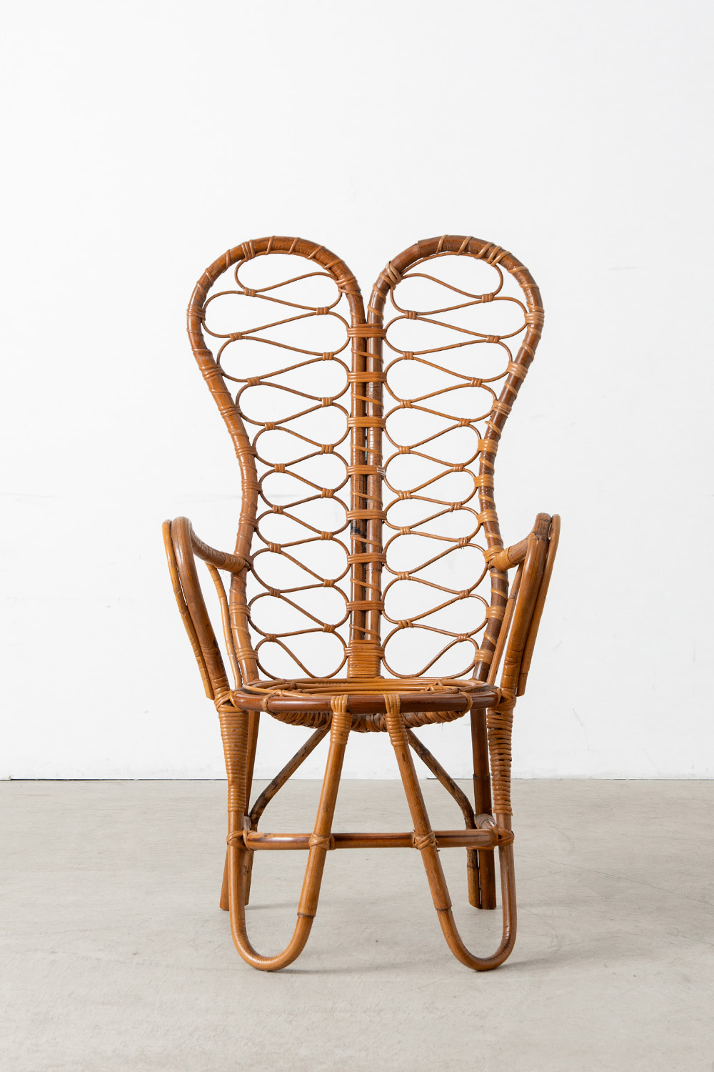Dining Chair in Rattan