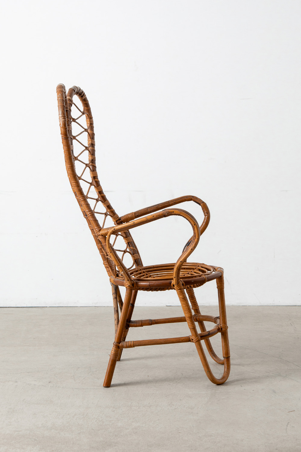 Dining Chair in Rattan