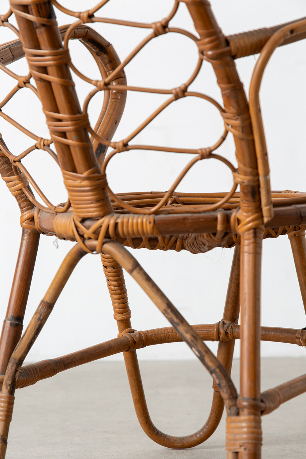 Dining Chair in Rattan