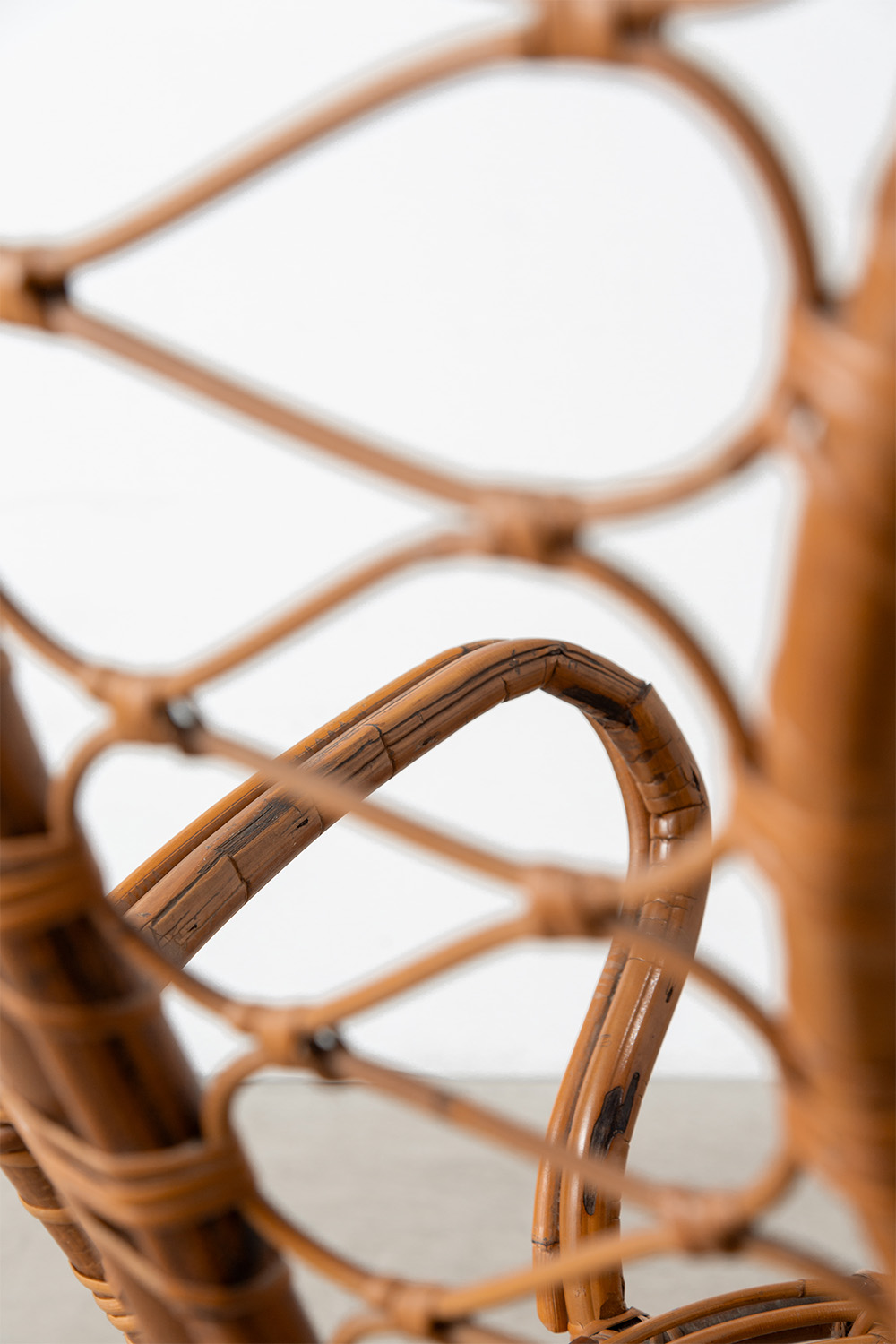 Dining Chair in Rattan