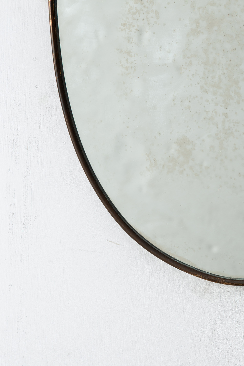 Vintage Mirror in Glass and Brass