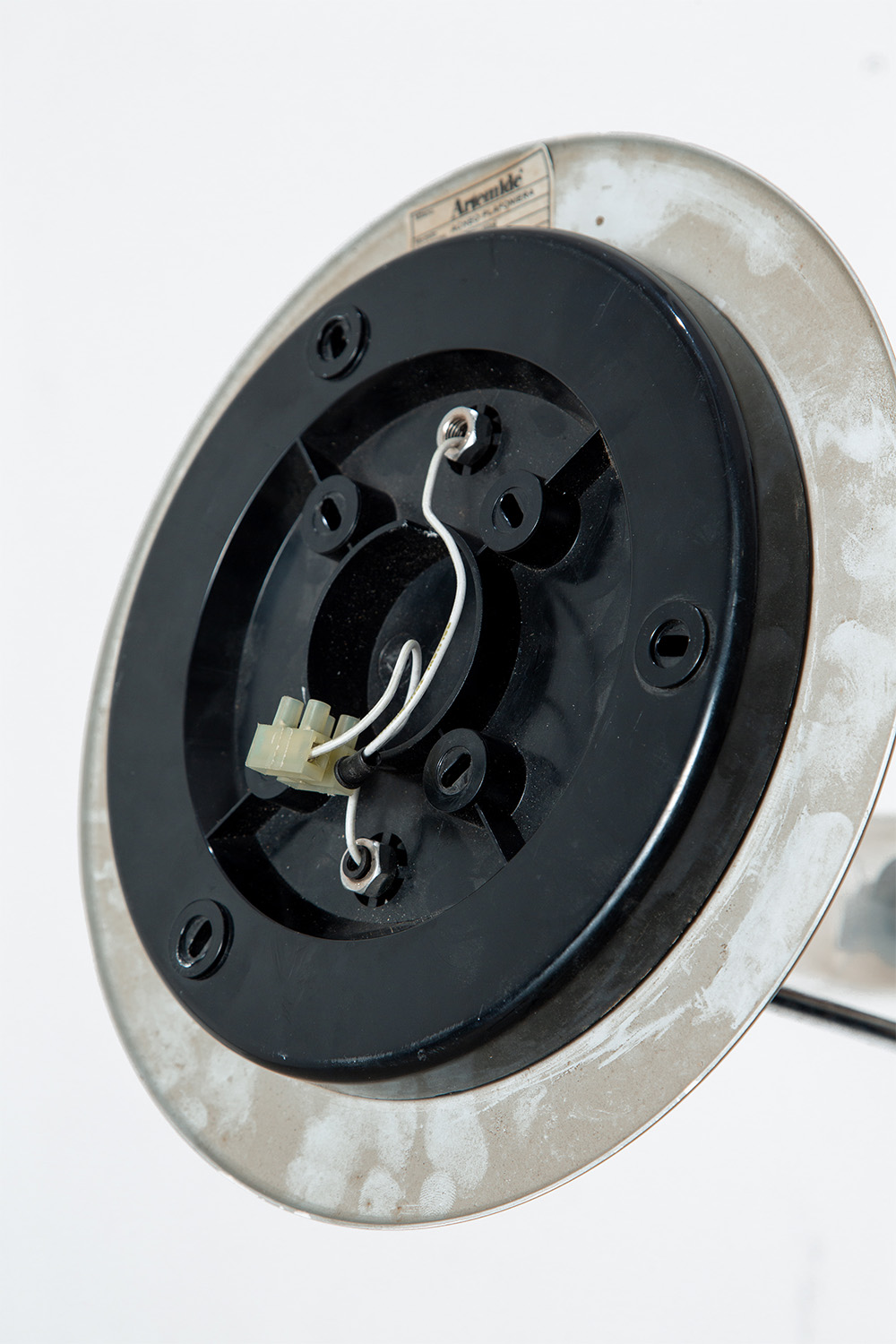 ‘Acheo’ Ceiling or Wall Lamp by Gianfranco Frattini for Artemide in Glass and Chrome