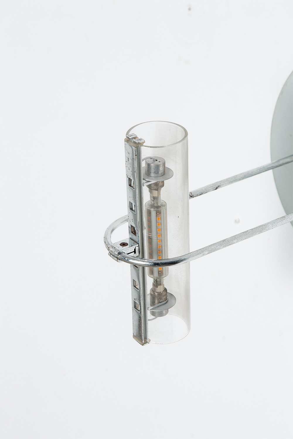 ‘Acheo’ Ceiling or Wall Lamp by Gianfranco Frattini for Artemide in Glass and Chrome
