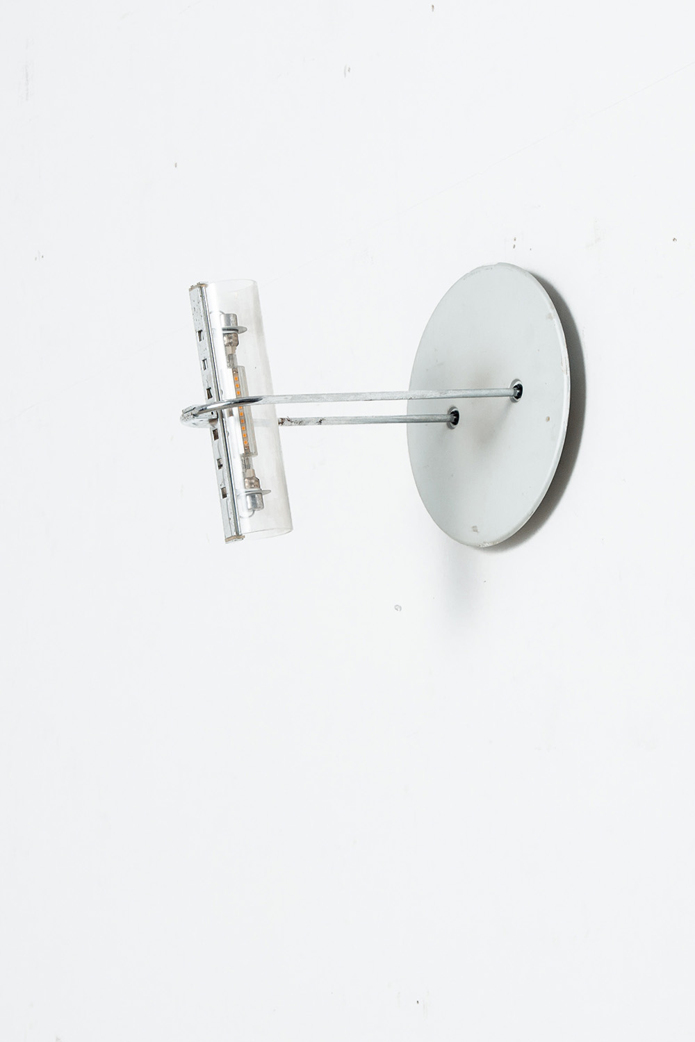 ‘Acheo’ Ceiling or Wall Lamp by Gianfranco Frattini for Artemide in Glass and Chrome