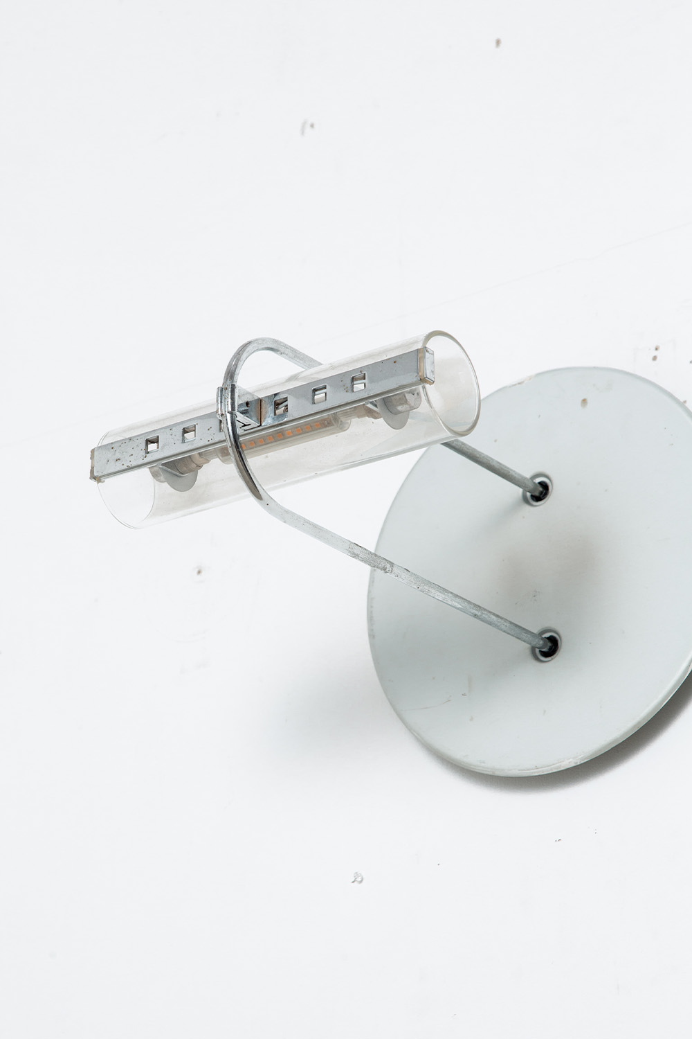 ‘Acheo’ Ceiling or Wall Lamp by Gianfranco Frattini for Artemide in Glass and Chrome