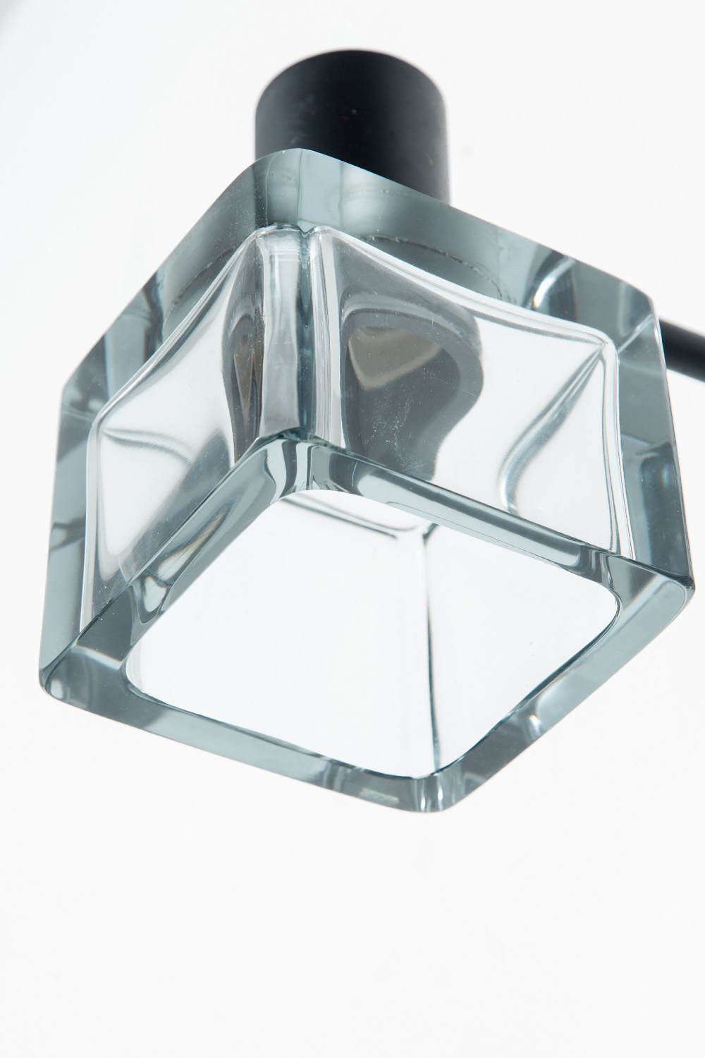 Wall Lamp by Flavio Poli in Glass and Steel
