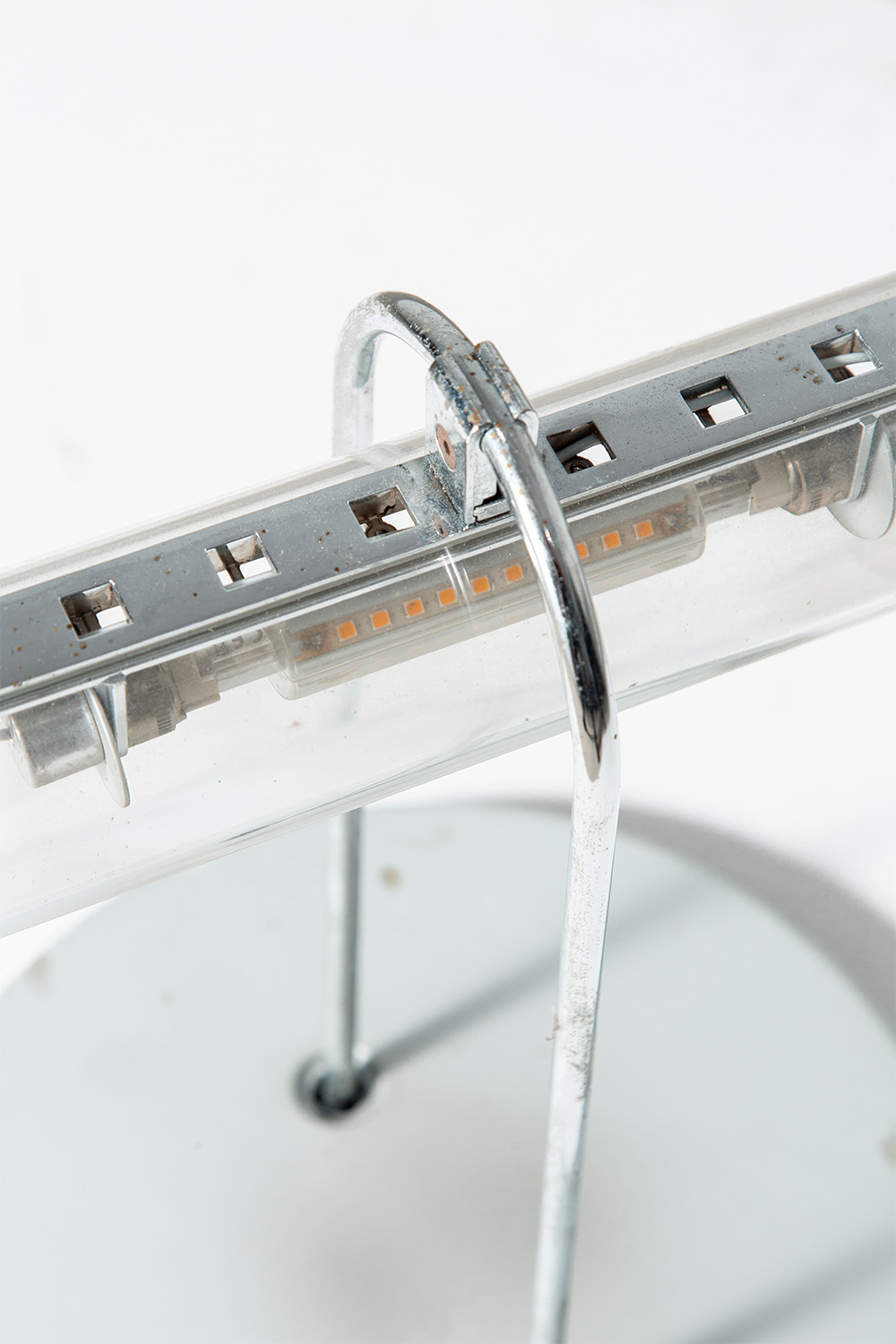 ‘Acheo’ Ceiling or Wall Lamp by Gianfranco Frattini for Artemide in Glass and Chrome