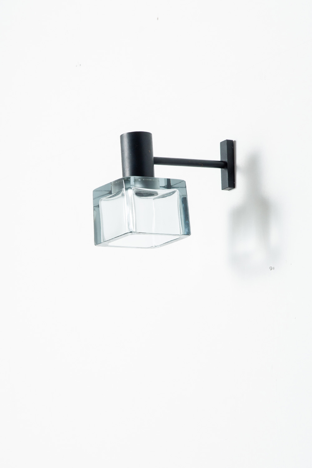 Wall Lamp by Flavio Poli in Glass and Steel