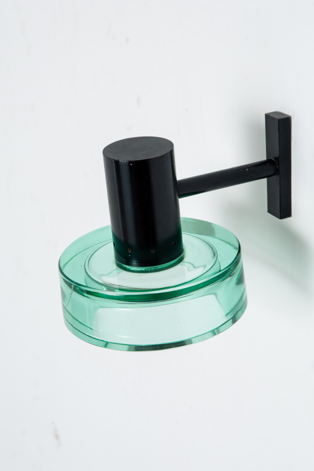 Wall Lamp by Flavio Poli in Glass and Steel