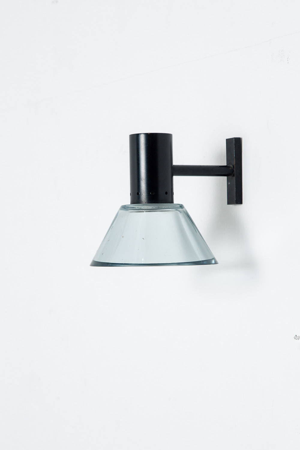 Wall Lamp by Flavio Poli in Glass and Steel