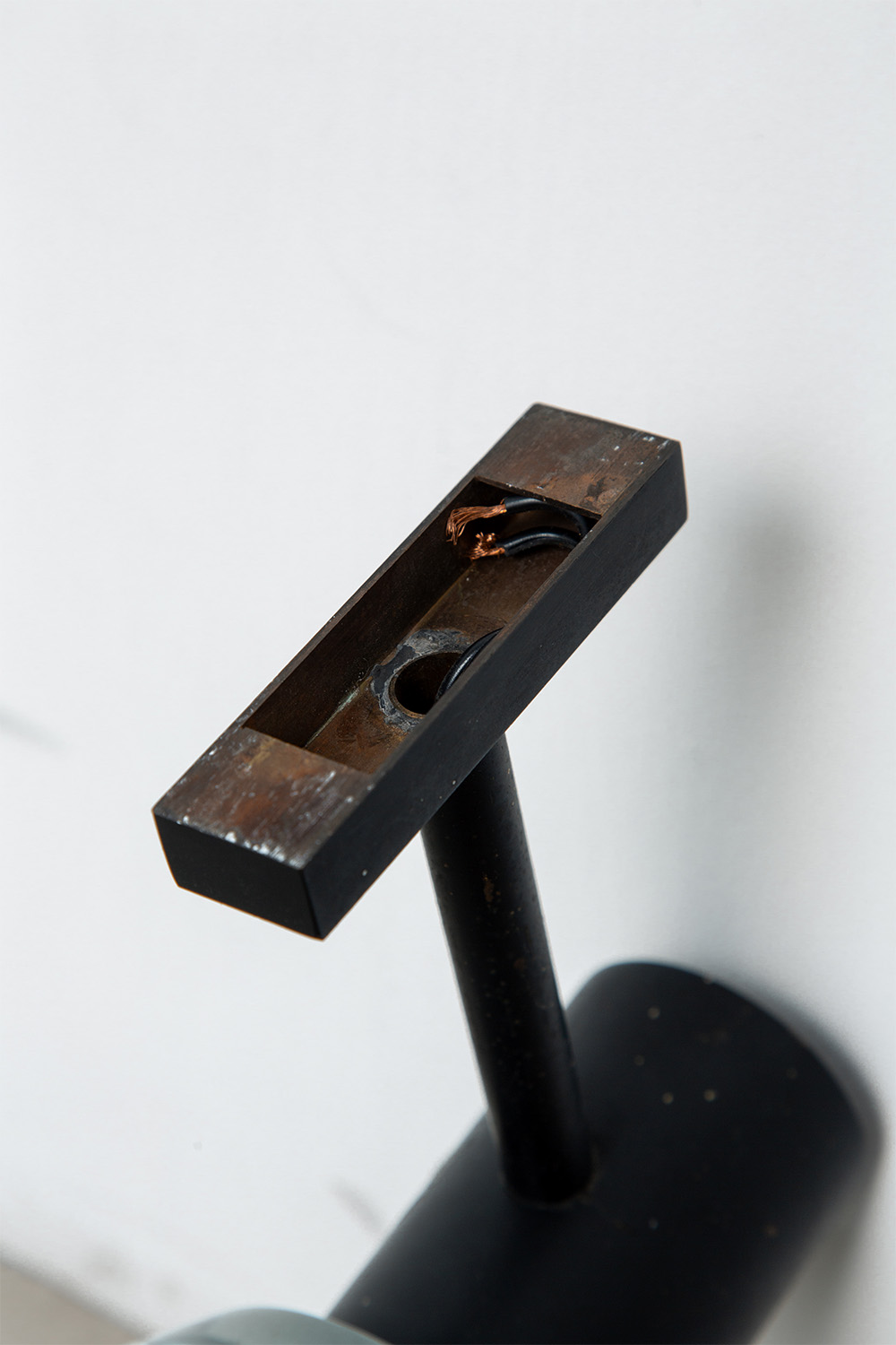Wall Lamp by Flavio Poli in Glass and Steel