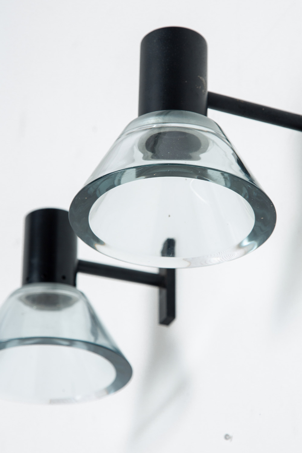 Wall Lamp by Flavio Poli in Glass and Steel