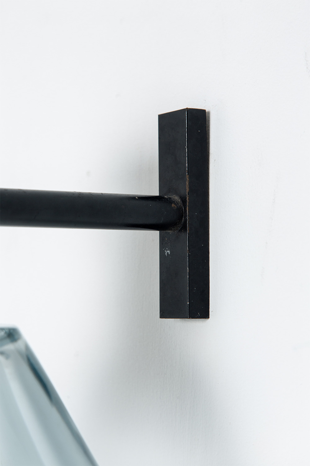 Wall Lamp by Flavio Poli in Glass and Steel