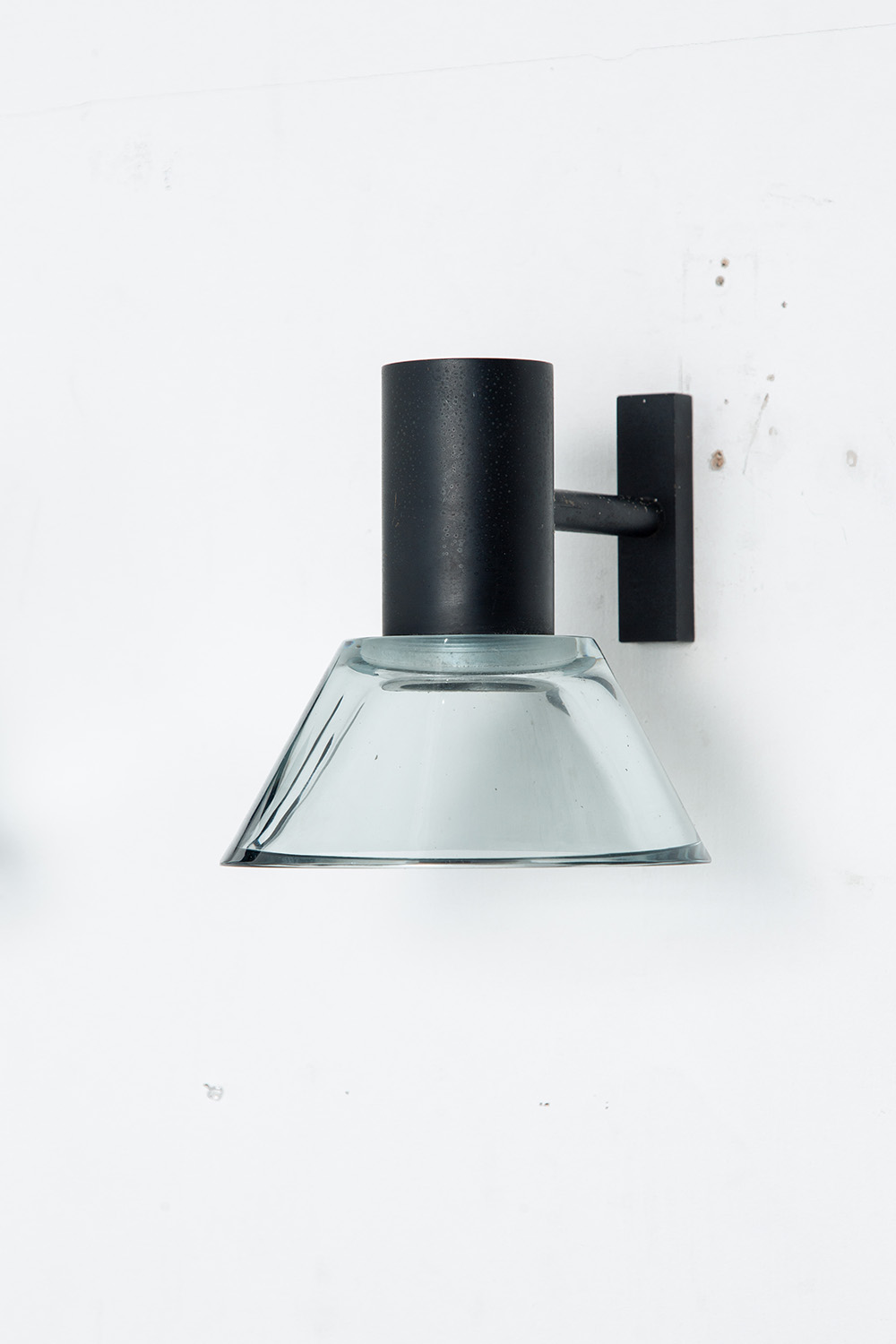 Wall Lamp by Flavio Poli in Glass and Steel