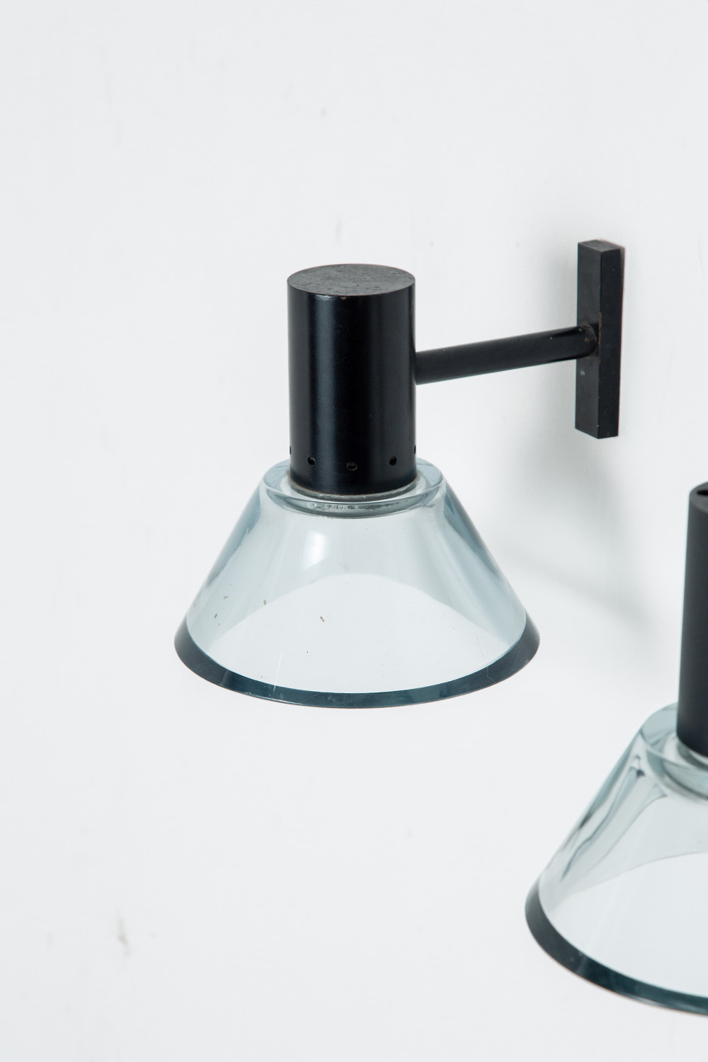 Wall Lamp by Flavio Poli in Glass and Steel