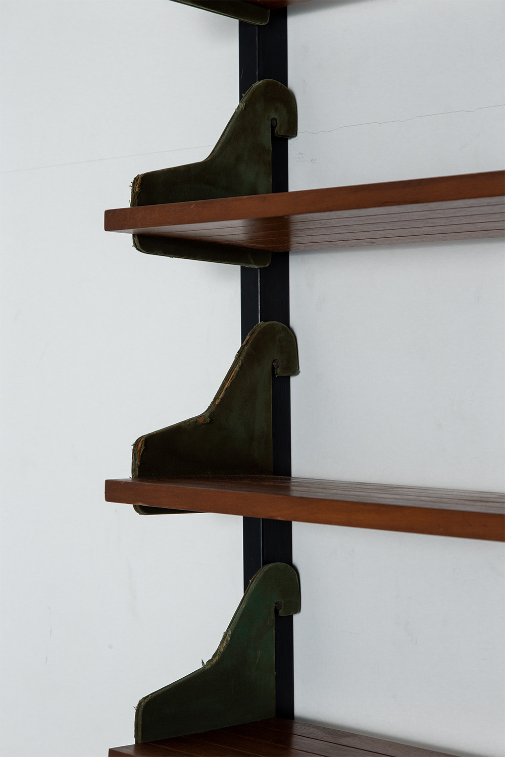 Vintage Wall Shelf in Wood and Steel