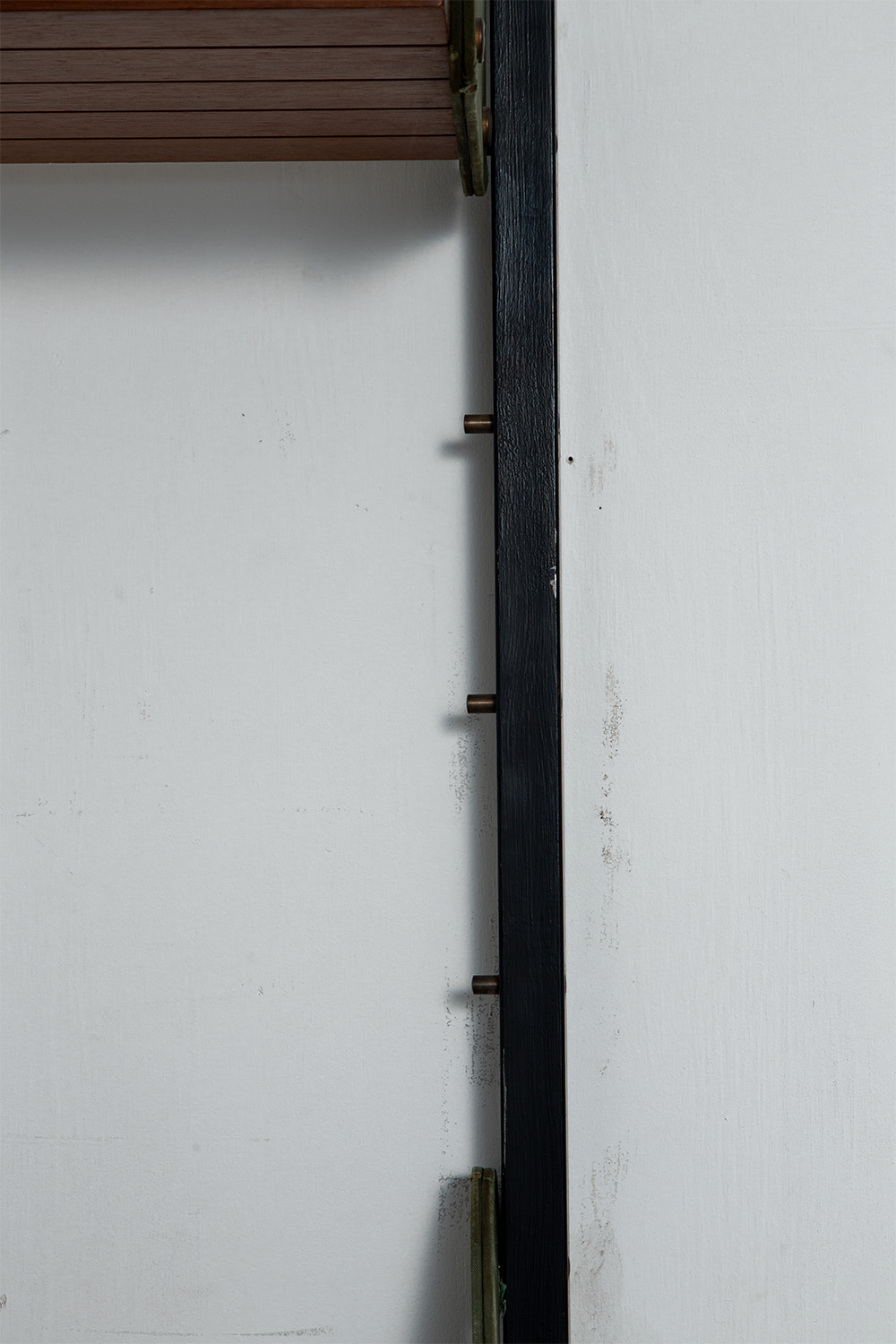 Vintage Wall Shelf in Wood and Steel