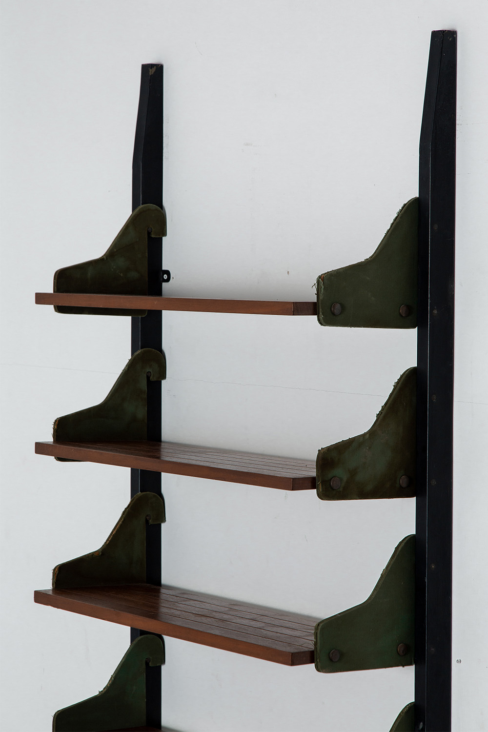 Vintage Wall Shelf in Wood and Steel