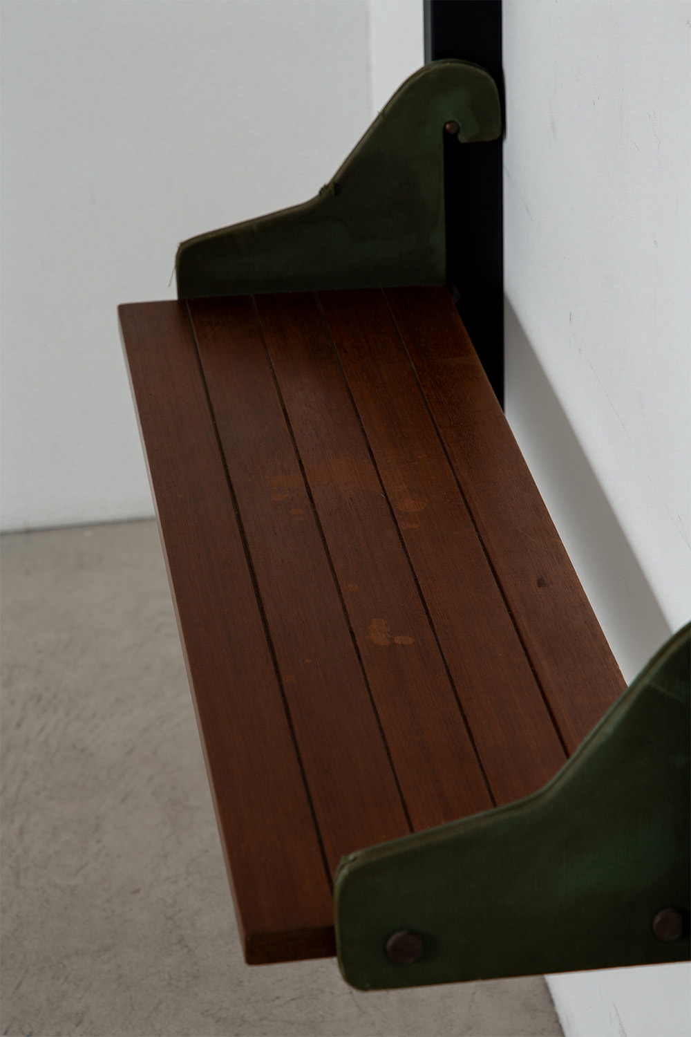 Vintage Wall Shelf in Wood and Steel